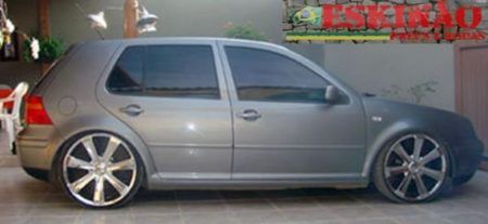 rodas aro 20 cromadas para golf 4