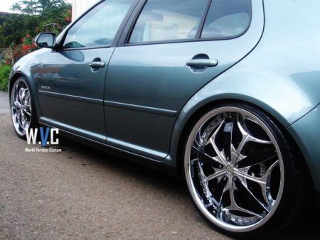 rodas aro 20 cromadas para golf 6