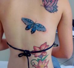 tatuagens femininas nas costas