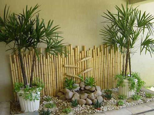 bambu na decoracao do jardim 1