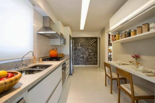 cozinha pequena corredor 2