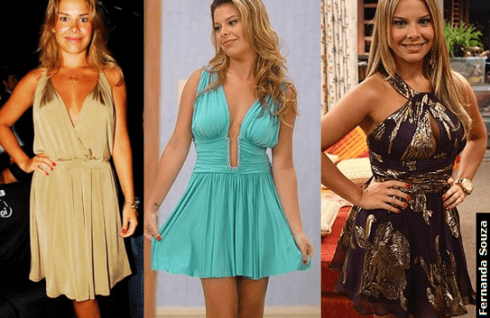 vestidos curtos para balada de piriguete