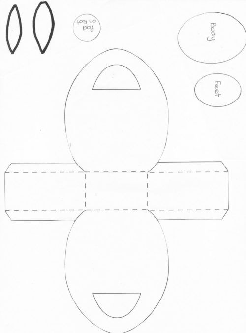 moldes de cesta de pascoa em eva 5