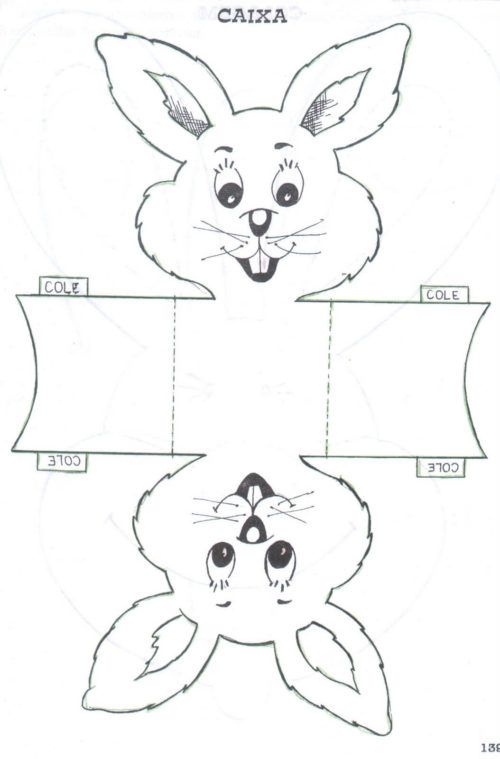 moldes de cesta de pascoa em eva 6