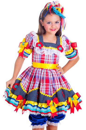 vestido de quadrilha infantil