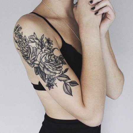 flores tattoo