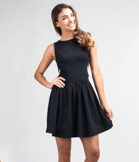 vestido de malha para adolescente