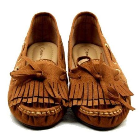 mocassim feminino com franjas -2