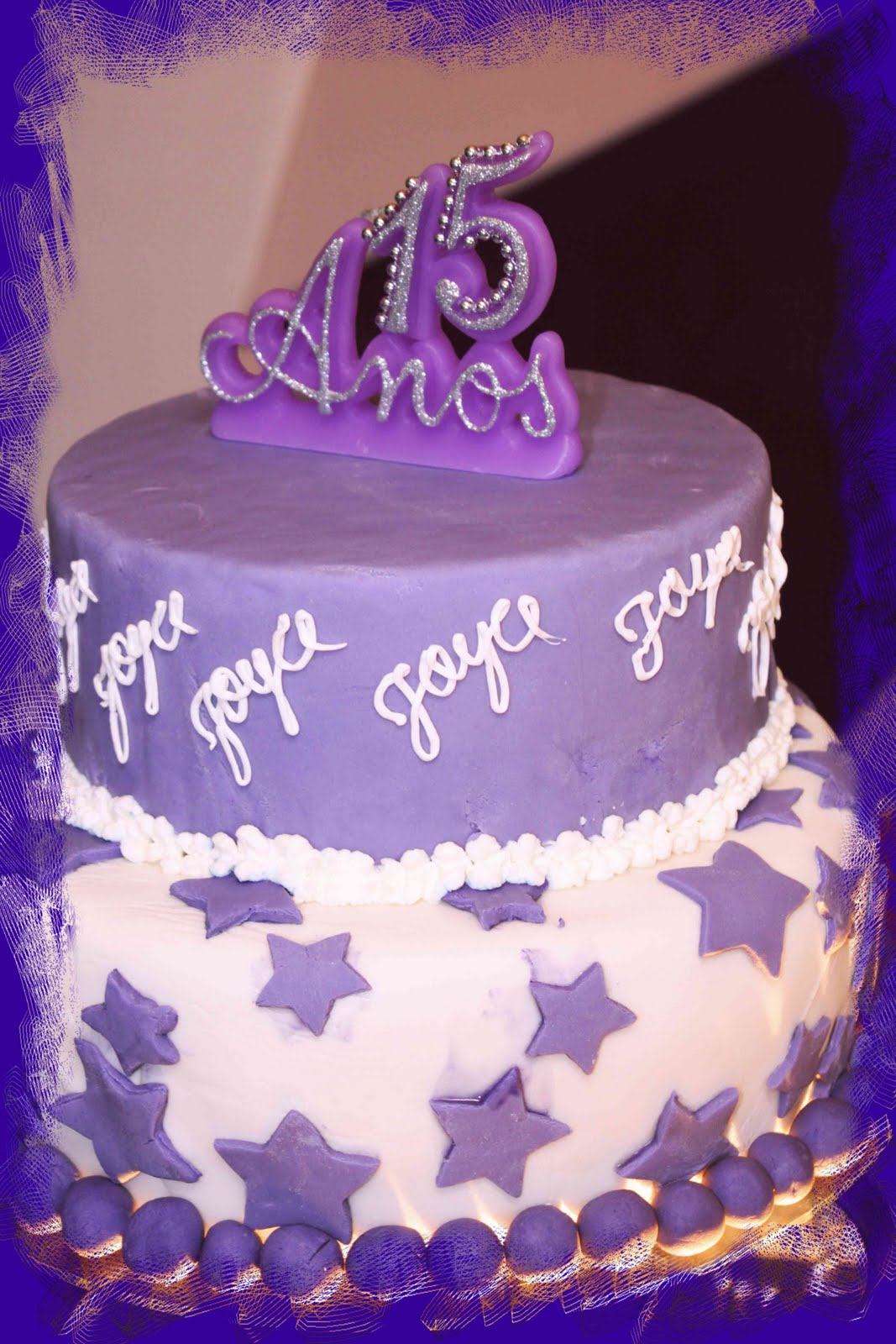 bolos decorados para festa de 15 anos roxo roxo
