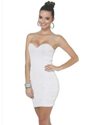 vestido tomara que caia branco