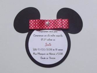 convites de aniversário da minnie