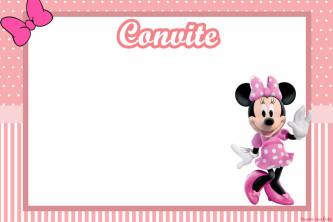 dicas de convites de aniversário da minnie rosa