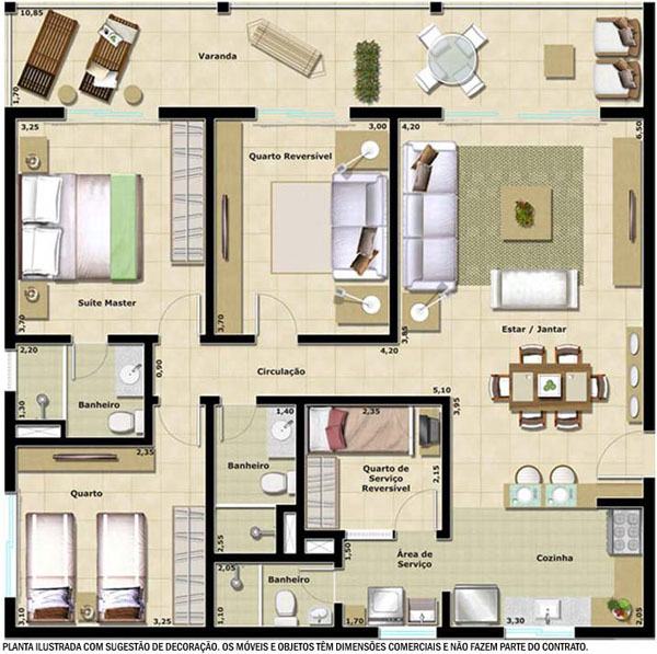 Plantas De Casas De 120m2 Amplas E Espacosas Bela Feliz