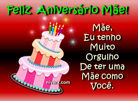 Belíssimas Mensagens de aniversário para Mãe  Bela & Feliz