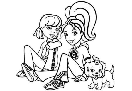 desenhos da boneca polly para colorir 2