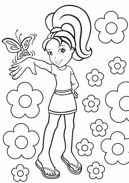 desenhos da boneca polly para colorir 3