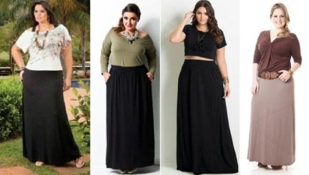 saia plissada longa plus size