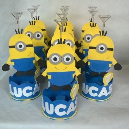 enfeites de aniversario dos minions 2