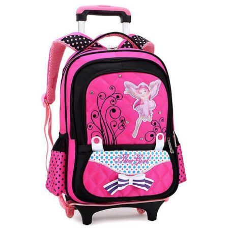 mochila escolar com rodinhas de menina 11