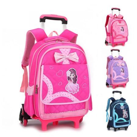 mochila escolar com rodinhas de menina 6