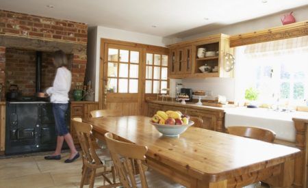 Interior Of Farmouse Kitchen