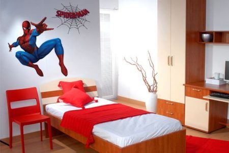 adesivo para quarto infantil do homem aranha