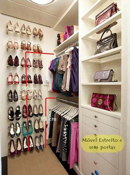 closets pequenos casal parte da mulher