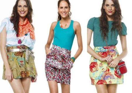 saias estampadas da moda