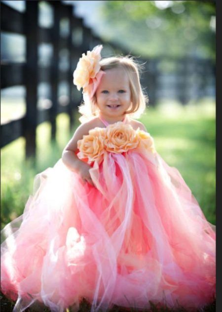 vestidos para dama de honra com flores