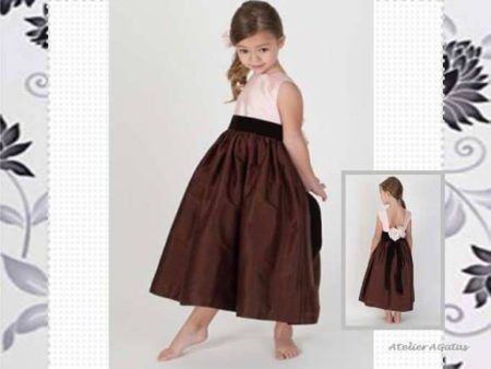 vestidos para dama de honra infantil