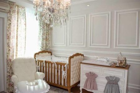 decoração com estilo provençal para quarto de bebe