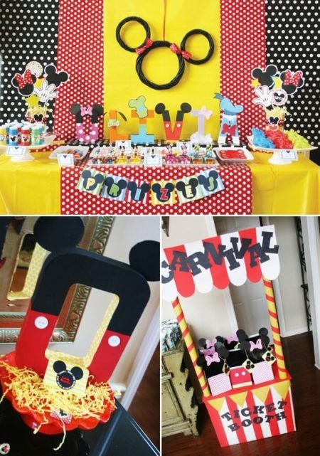 dicas de enfeites do Mickey para aniversário