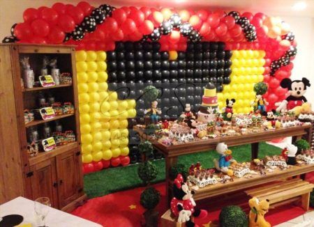 enfeites do Mickey para aniversário decoração