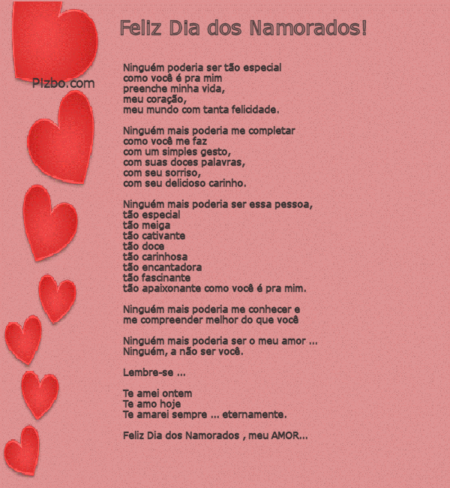 Mensagens de amor para o Dia dos Namorados, sugestões e 