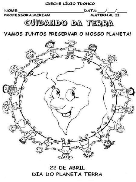 atividades sobre o planeta terra Dia 22 de abril dia do planeta terra