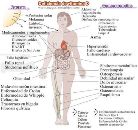 deficiência de vitamina D explicação de como ocorre