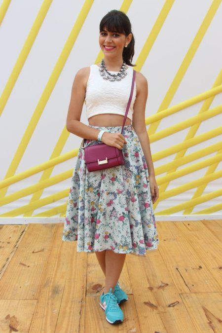 saia midi com tenis 3