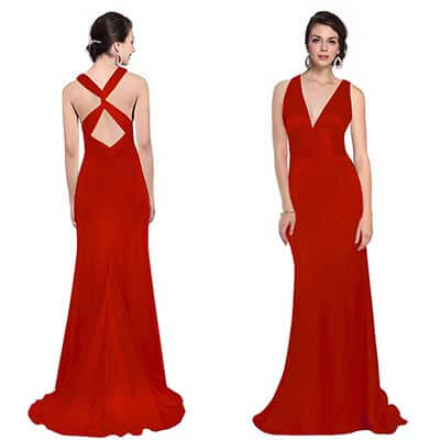 vestido vermelho para madrinha 2