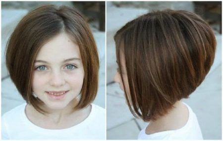 corte de cabelo infantil curto chanel