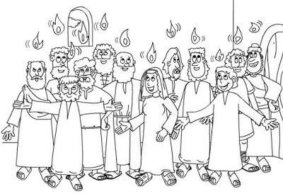 desenhos sobre o pentecostes
