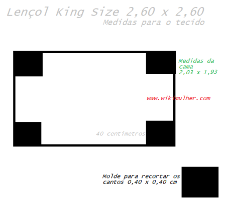 molde lencol cama king size 2,03 x 1,93