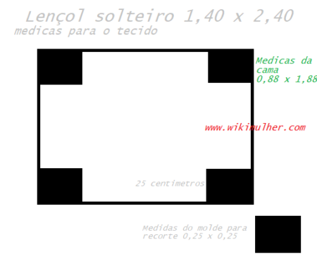 molde lencol cama solteiro 0,88 x 1,88