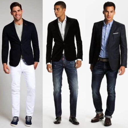 esporte fino com jeans