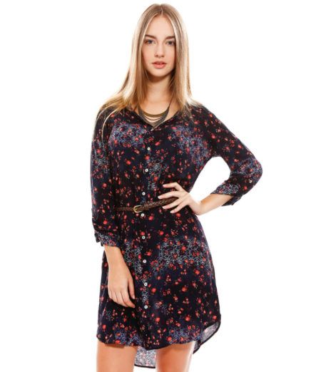 vestido chemise floral 2