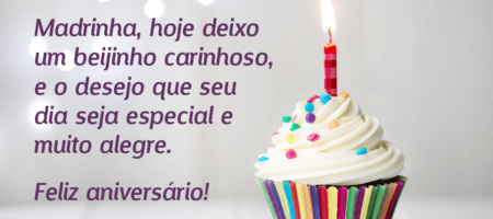 feliz aniversario cartão madrinha