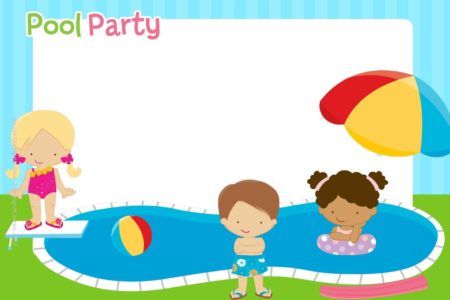 festa piscina pool party convite