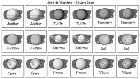 jogo da memoria sistema solar