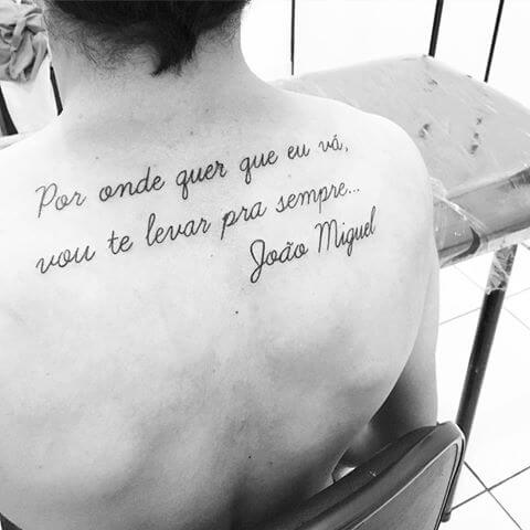 tatuagem para filho frases 6