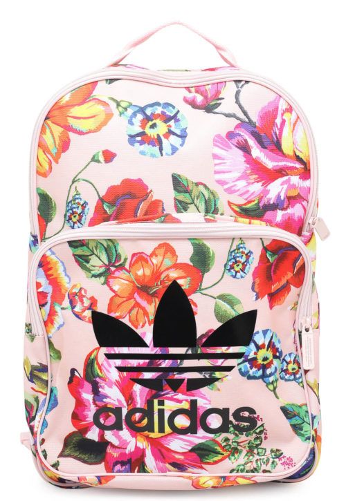 mochila floral adidas 3