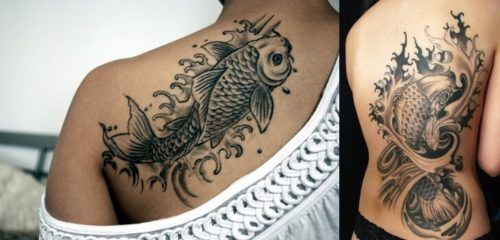 tatuagem carpa nas costas 2